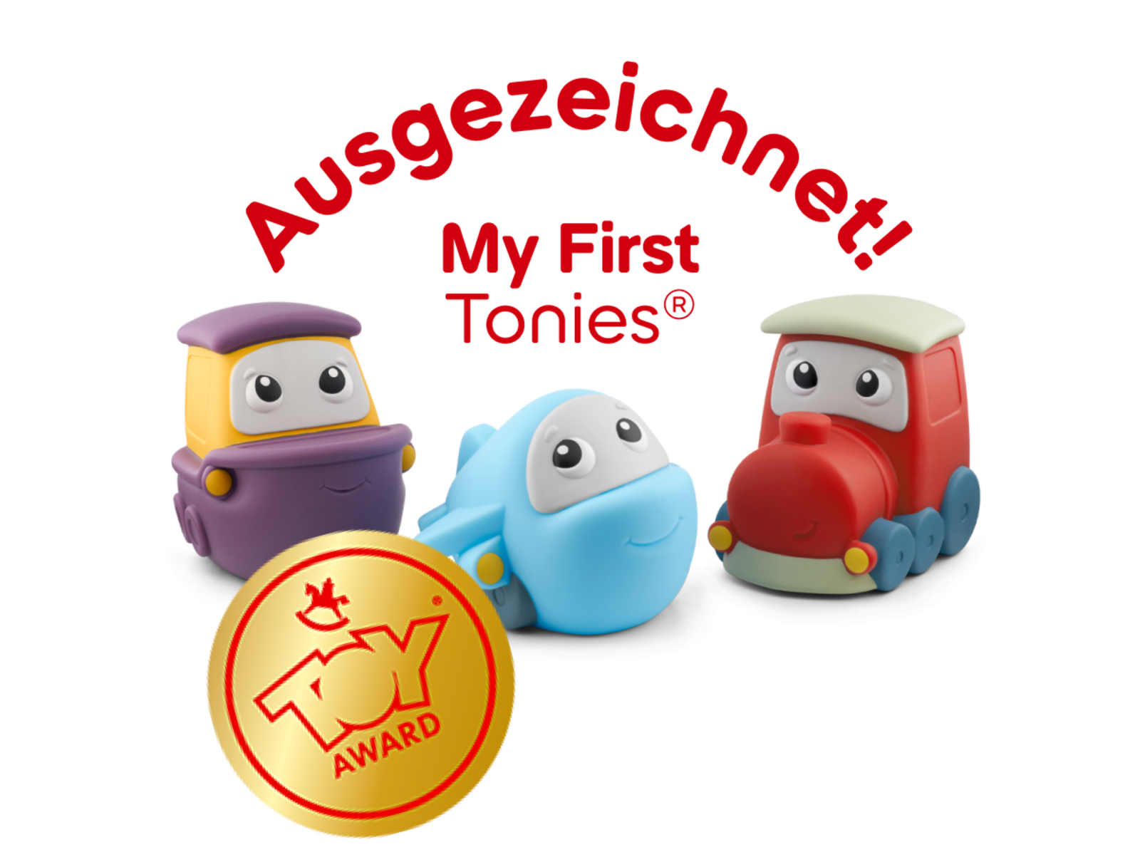 The soft My First Tonies Reise travel figures included in the starter bundle