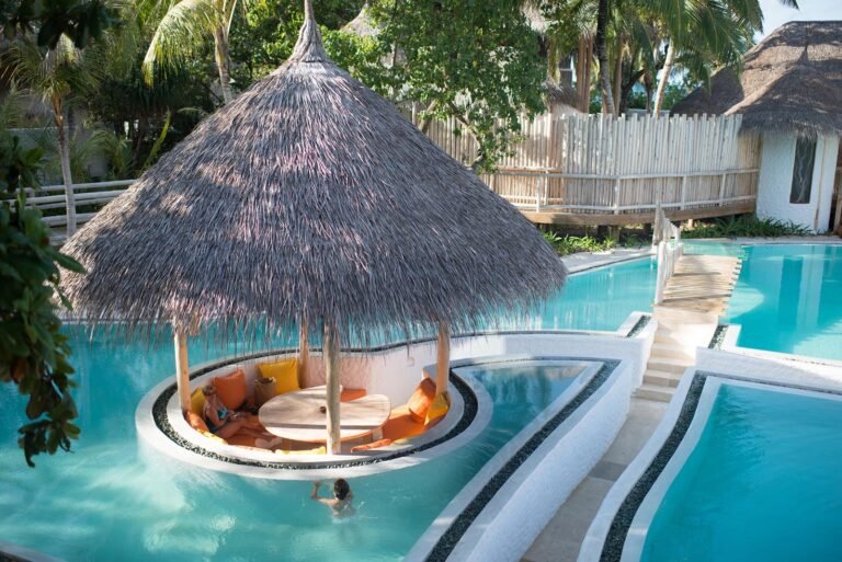 Master bedroom at the Private Reserve villa, Soneva Fushi Maldives