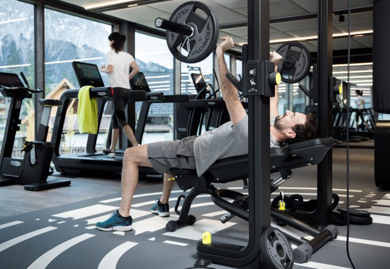 The Technogym fitness studio