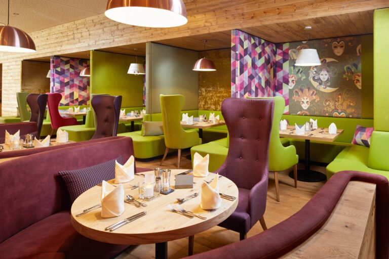 The Gauklerei dining area of the main restaurant