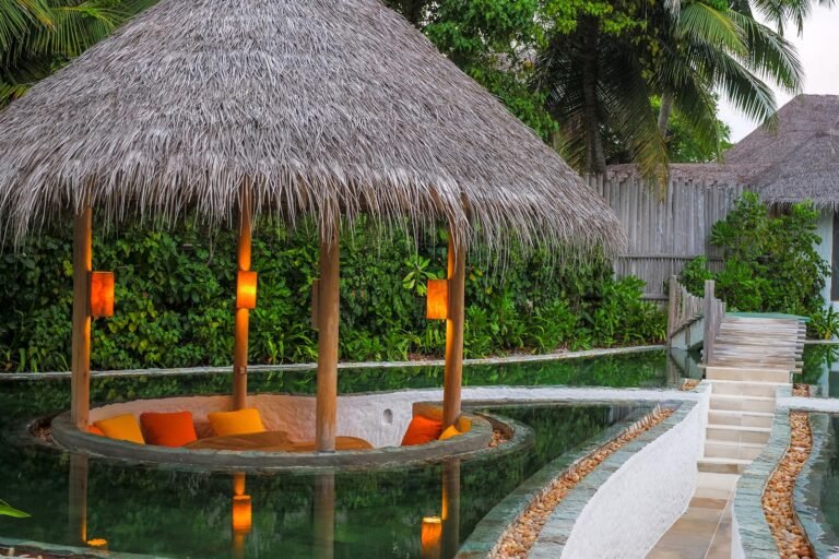 Private Reserve nine-bedroom villa compound at Soneva Fushi with private beach