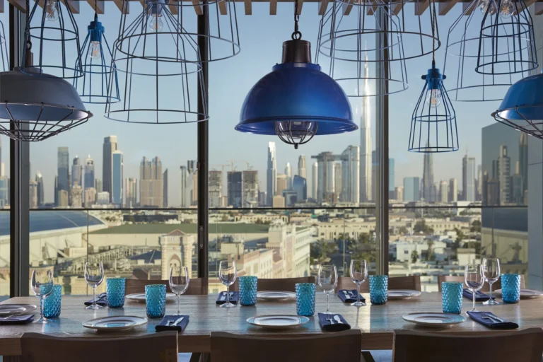 Private dining room at Tasca by Jose Avillez, Mandarin Oriental Jumeira, Dubai