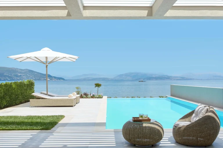 Deluxe One-Bedroom Suite with private pool, beachfront