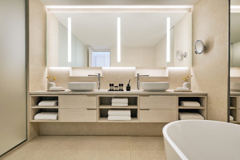 Deluxe Junior Suite Bathroom at Ikos Andalusia, Estepona, Costa del Sol