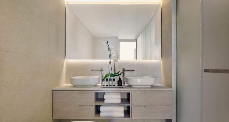 Room Bathroom at Ikos Andalusia, Estepona, Costa del Sol