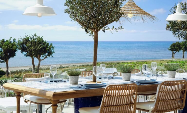 Ouzo Restaurant Outdoor at Ikos Andalusia, Estepona, Costa del Sol