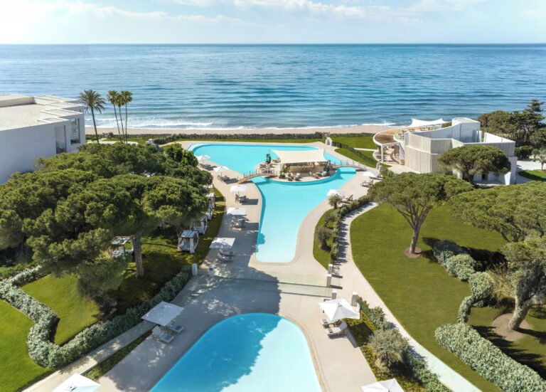 Deluxe Pool Overview at Ikos Andalusia, Estepona, Costa del Sol