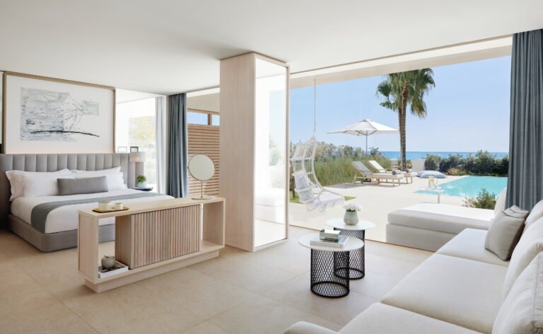 Deluxe Junior Suite Private Pool Sea View at Ikos Andalusia, Estepona, Costa del Sol