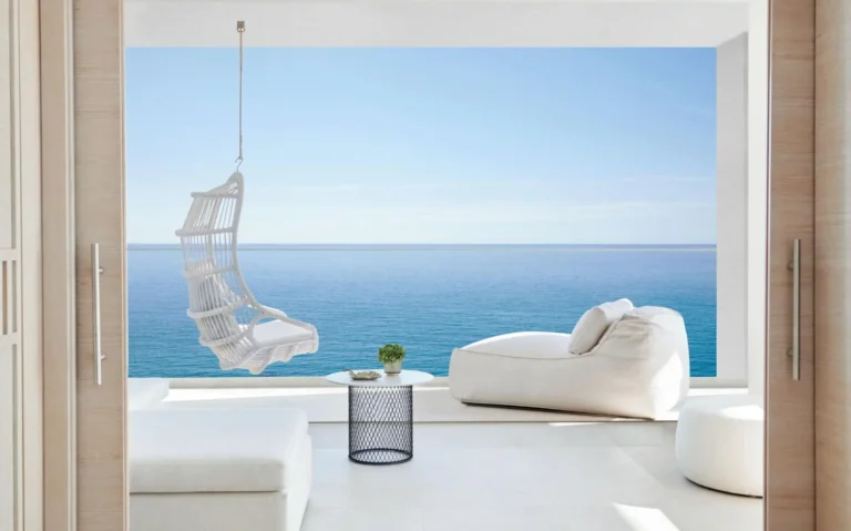 Deluxe One Bedroom Suite Sea Front View Balcony at Ikos Andalusia, Estepona, Costa del Sol