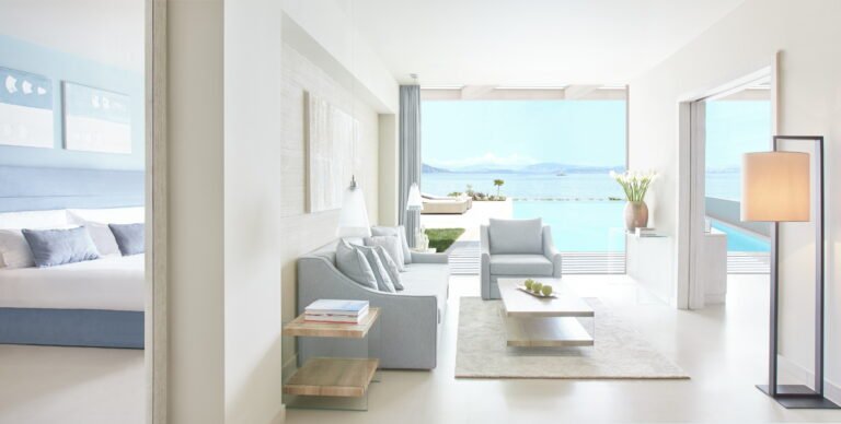 Deluxe Two-Bedroom Suite with private pool, beachfront
