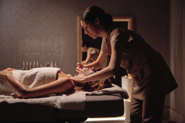 Spa treatment at Ikos Dassia