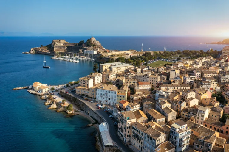 Scenic Corfu landscape near Ikos Dassia