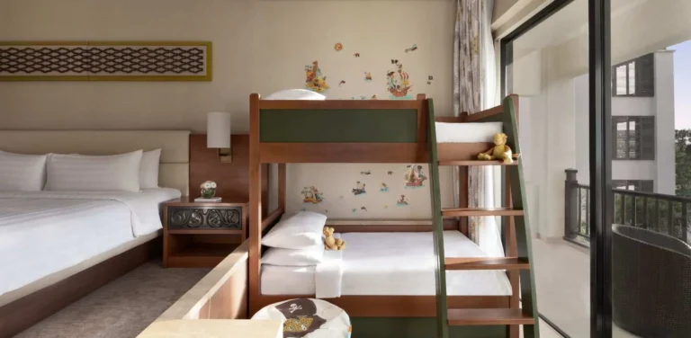 Garden Wing Deluxe Family Room at Shangri-La Rasa Ria with twin beds and garden outlook