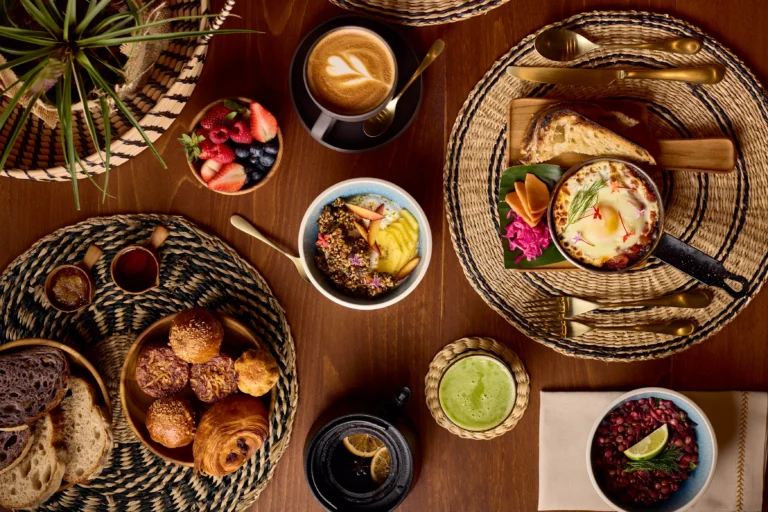 Callaloo all-day restaurant breakfast at Six Senses La Sagesse