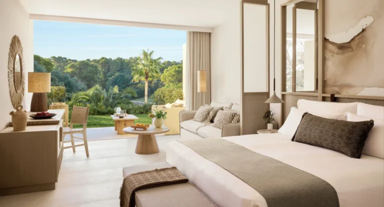 Junior Suite with private garden and outdoor seating area