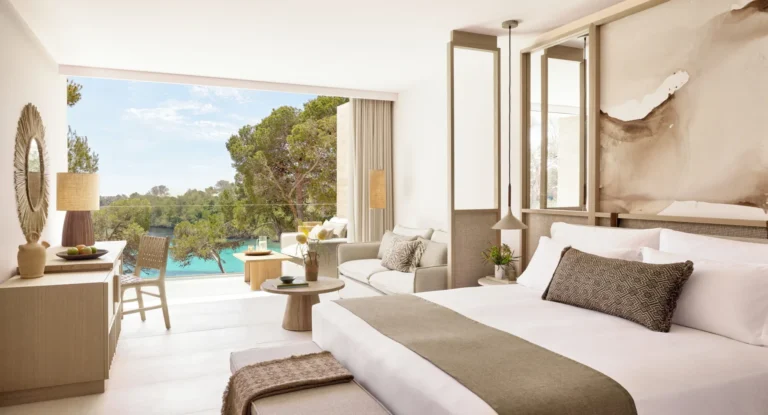 Deluxe Junior Suite with partial sea view at Ikos Porto Petro