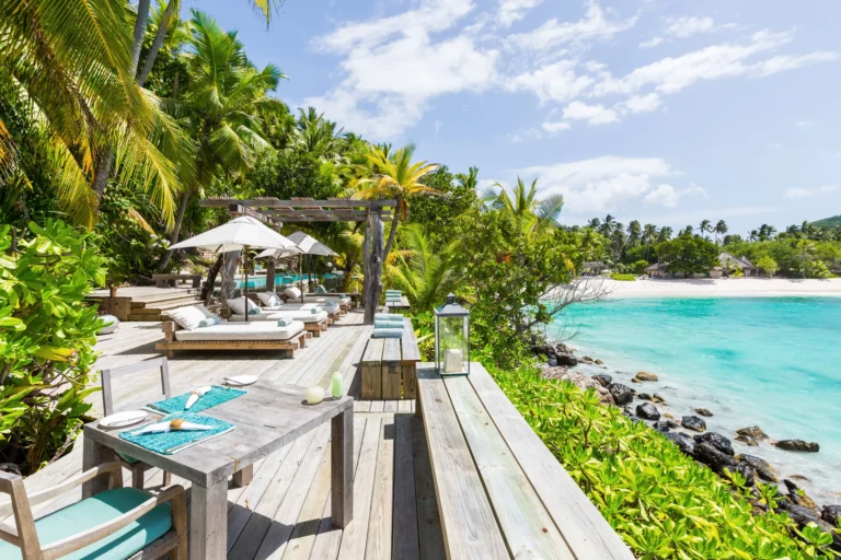 North Island, Seychelles — Dining and Cuisine Edited Pool Area