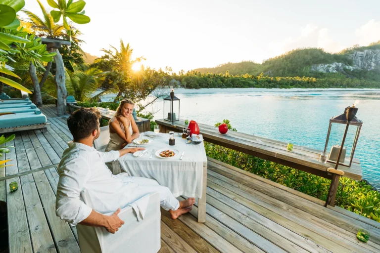 North Island, Seychelles — Dining and Cuisine private lunch at the pool