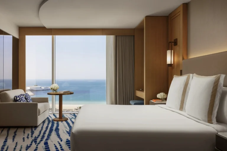 Jumeirah Beach Hotel Dubai two-bedroom ocean family room living area