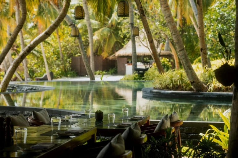 Rabarbaro poolside Italian restaurant at One&Only Reethi Rah