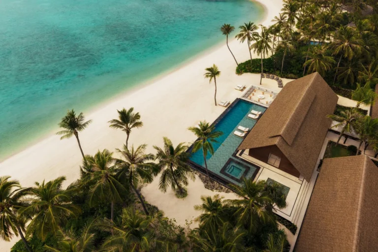 Beachfront residence with private pool at One&Only Reethi Rah, Maldives