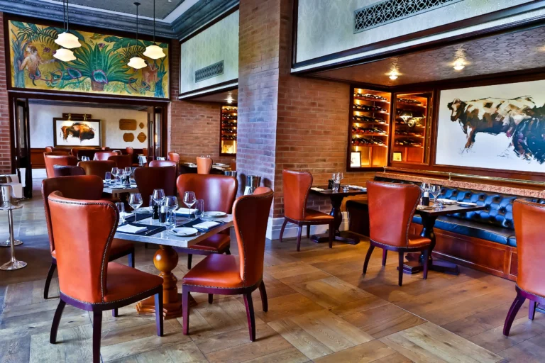 The Grill Room steakhouse interior