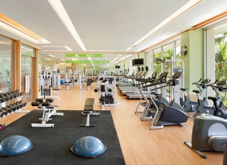 The fitness center at Shangri-La Mactan, Cebu