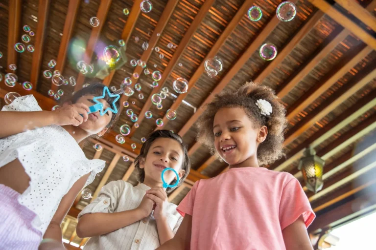 Bubble-fun activity at the KiDS Club, Jumeirah Al Naseem