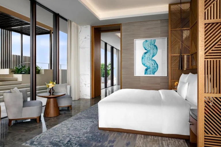 Horizon Penthouse master bedroom at Atlantis The Royal Dubai