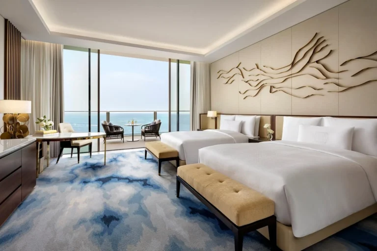 Seascape Queen bedroom with sea views at Atlantis The Royal Dubai
