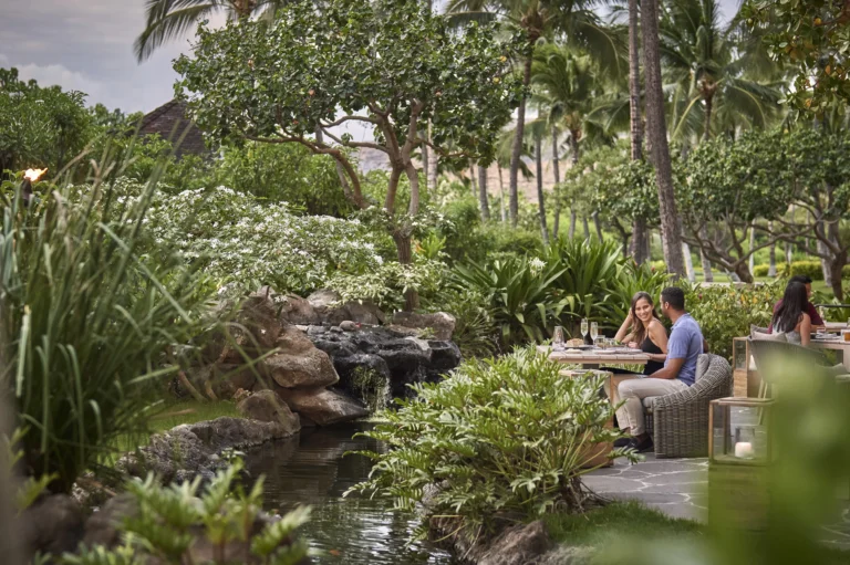Oceanfront suite interior at Four Seasons Resort Oahu at Ko Olina