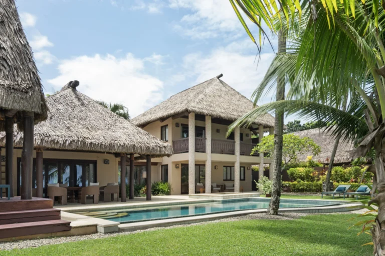 Infinity-edge private pool overlooking the Pacific at Nanuku Resort Fiji