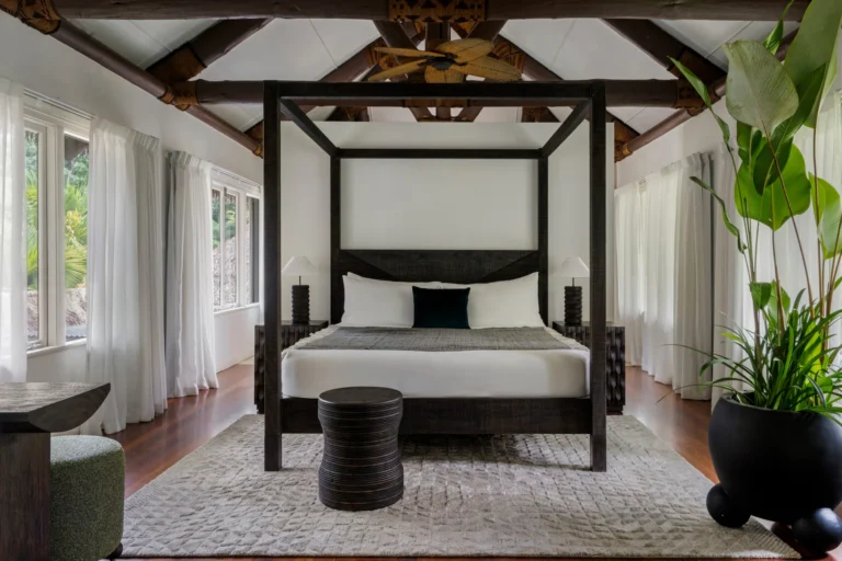 Nanuku Suite bedroom at Nanuku Resort Fiji