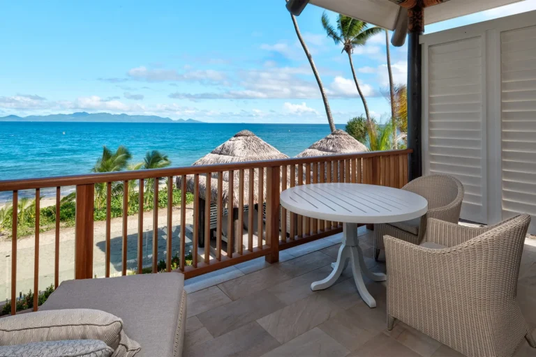 Two-bedroom Auberge Beachfront Villa interior at Nanuku Resort