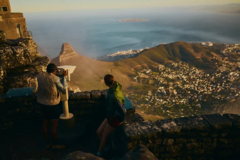 Family viewpoint above Cape Town