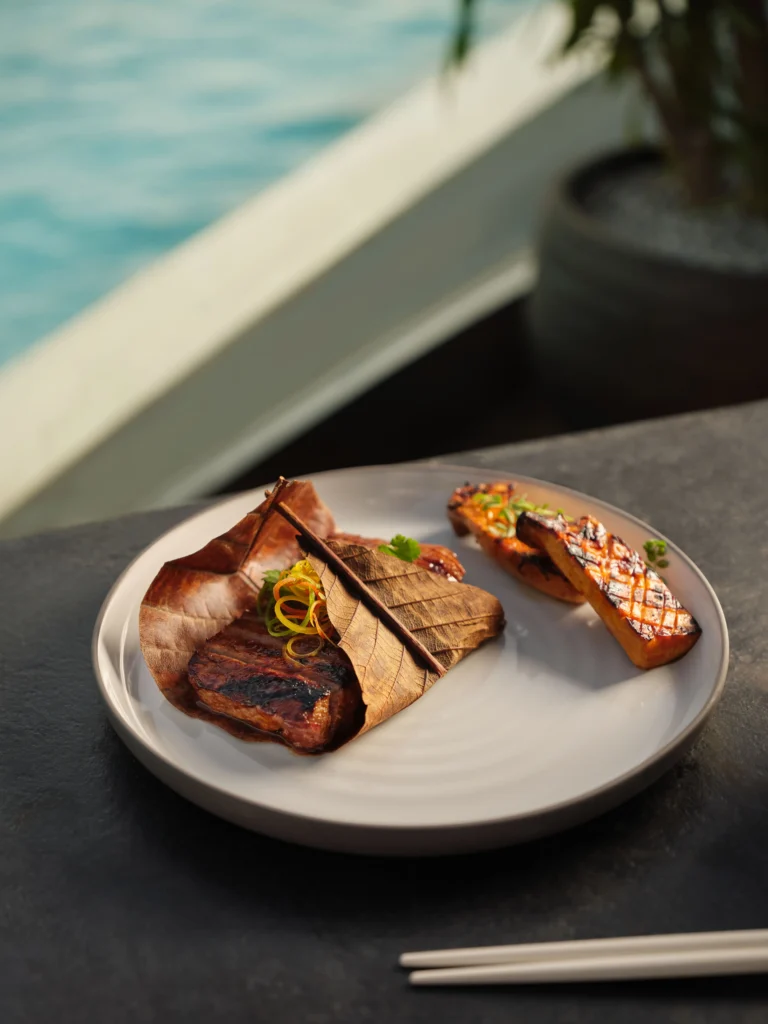 Hobba beef dish served at Iki Roe Japanese restaurant, Shebara Resort