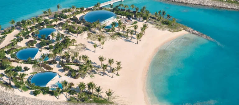 Shebara Resort three-bedroom Beach Crown family villa with private pool and beachfront
