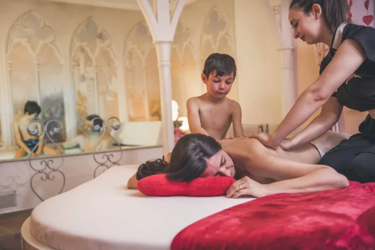 Wellness area at Cavallino Bianco Family Spa Grand Hotel