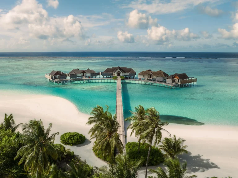 The Crescent at Niyama Private Islands Maldives, reached by its own boardwalk