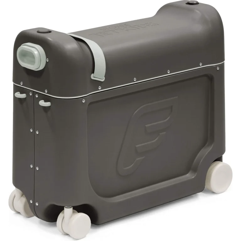 Stokke JetKids BedBox open interior showing 19-litre packing space
