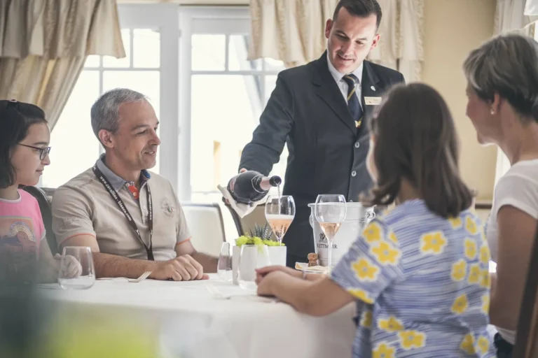 Restaurant at Cavallino Bianco Family Spa Grand Hotel