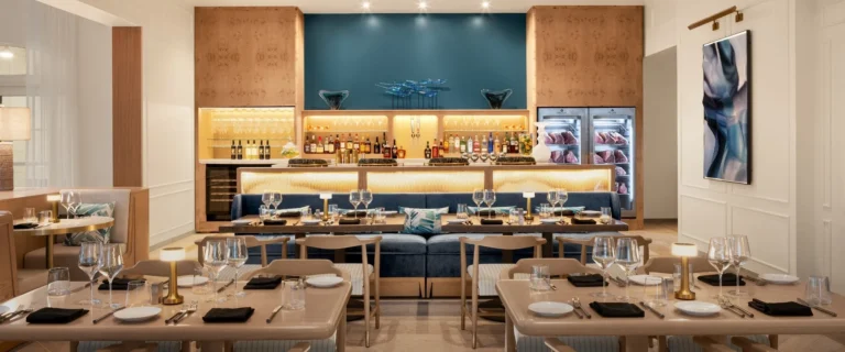 Dining at one of the resort's 23 restaurants
