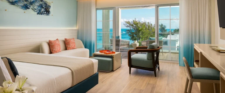 Guest room interior at Beaches Turks & Caicos
