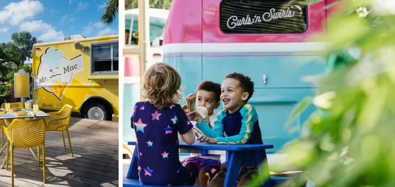 Food trucks at Pirates Island Waterpark