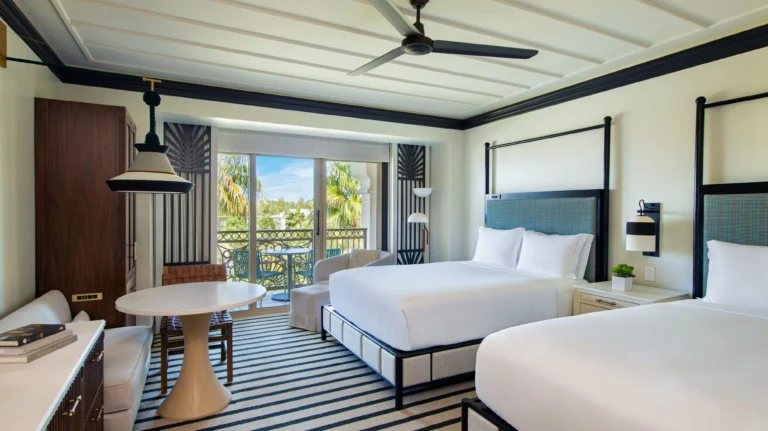 Garden-view double-queen room