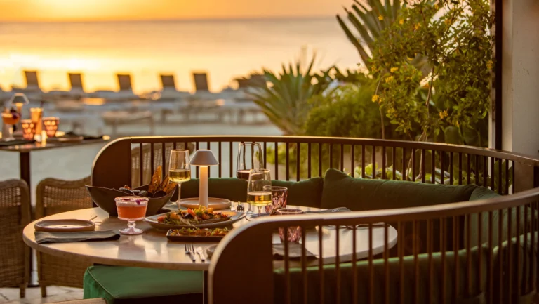 Saint June open-air dining