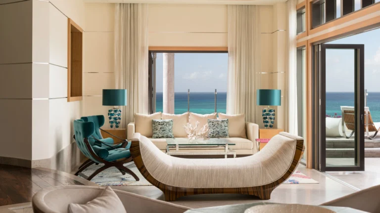 Seven South penthouse living nook