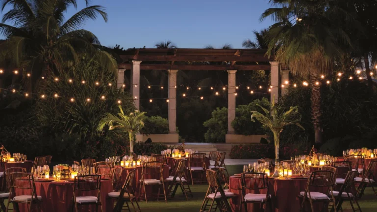 Outdoor/private dining and event setup