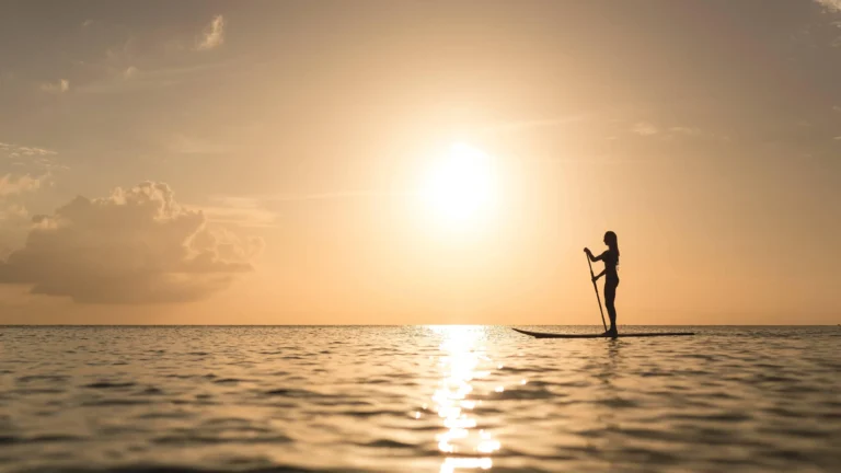 Paddleboarding from Seven Mile Beach