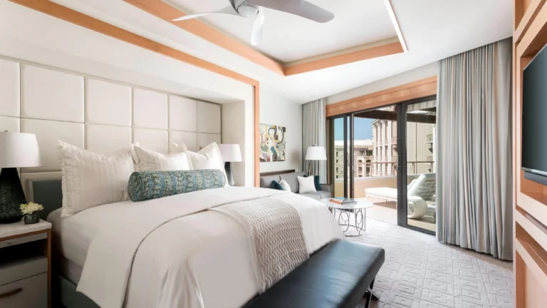 Large suite with terrace and ocean outlook
